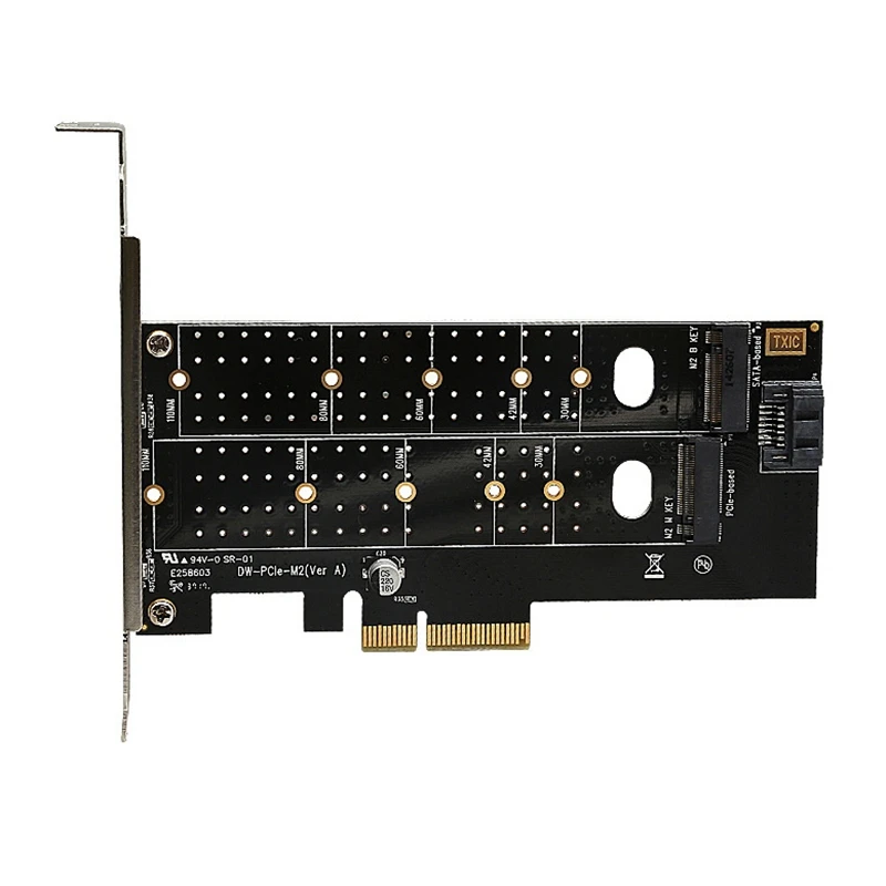 Адаптер PCIE-M.2 NVME SSD адаптер NGFF карта Mkey + Bkey двойной протокол расширения карты поддерживает 110 мм Расширенный SSD жесткий диск
Адаптер PCIE-M.2 NVME SSD адаптер NGFF карта Mkey + Bkey двойной протокол расширения карты поддерживает 110 мм Расширенный SSD жесткий диск