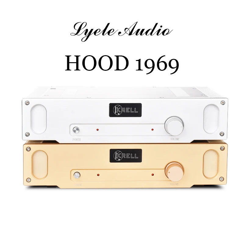 

Домашний усилитель мощности Hood 1969 класса A, 15 Вт * 2, Hi-Fi, Золотая герметичная трубка, 2955, 110 В/220 В, Lyele Audio
