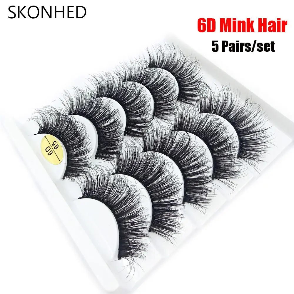 Woman's Fashion 6D Faux Mink Hair False Eyelashes Fluffy Multilayers Crisscross Eye Lash Extensio Natural Long Eye Makeup Tools
Woman's Fashion 6D Faux Mink Hair False Eyelashes Fluffy Multilayers Crisscross Eye Lash Extensio Natural Long Eye Makeup Tools