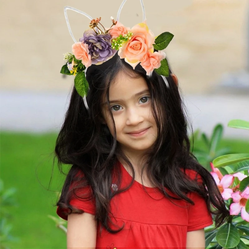 Flower Bunny Ear Shape Hair Hoop Cute Hair Holder Live Broadcasting Cosplay Party Costume Headwear for Teens Women
Flower Bunny Ear Shape Hair Hoop Cute Hair Holder Live Broadcasting Cosplay Party Costume Headwear for Teens Women