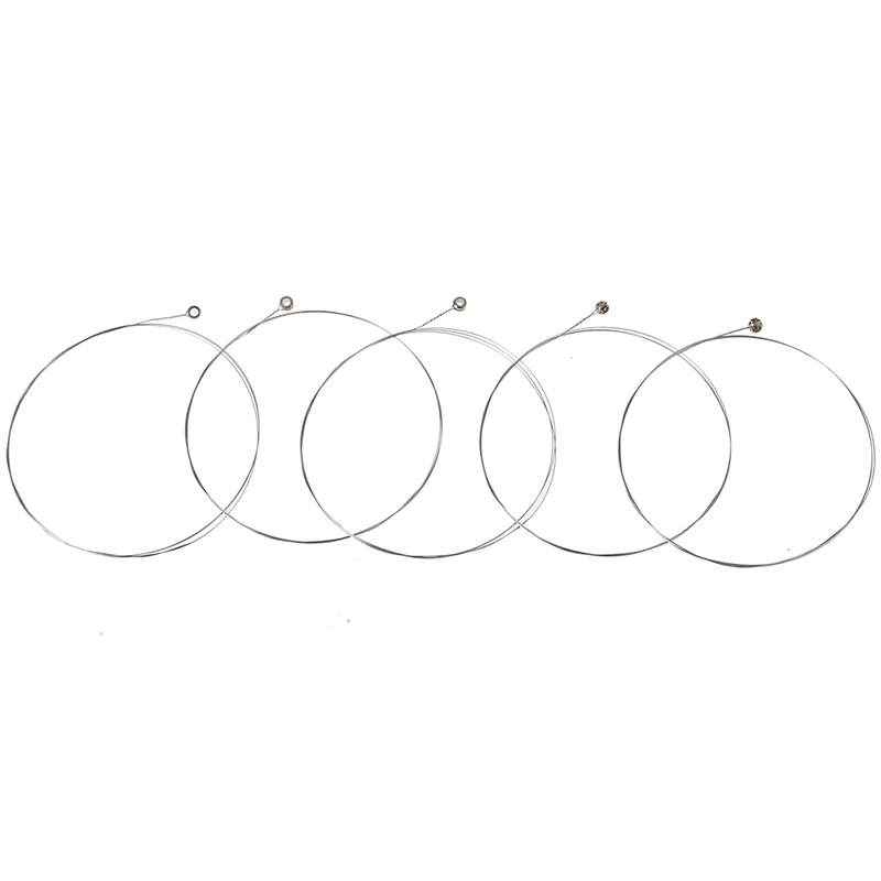 5Pcs Silver Tone Steel Strings E-1 for Acoustic Guitar Strings Guitar Accessories
5Pcs Silver Tone Steel Strings E-1 for Acoustic Guitar Strings Guitar Accessories