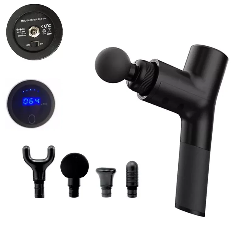 Pistolet de massagist 2000mAH Premium Model-Muscle Deep Tissue Massager Electric Hand held Massage GunFor full body masajeador
Pistolet de massagist 2000mAH Premium Model-Muscle Deep Tissue Massager Electric Hand held Massage GunFor full body masajeador