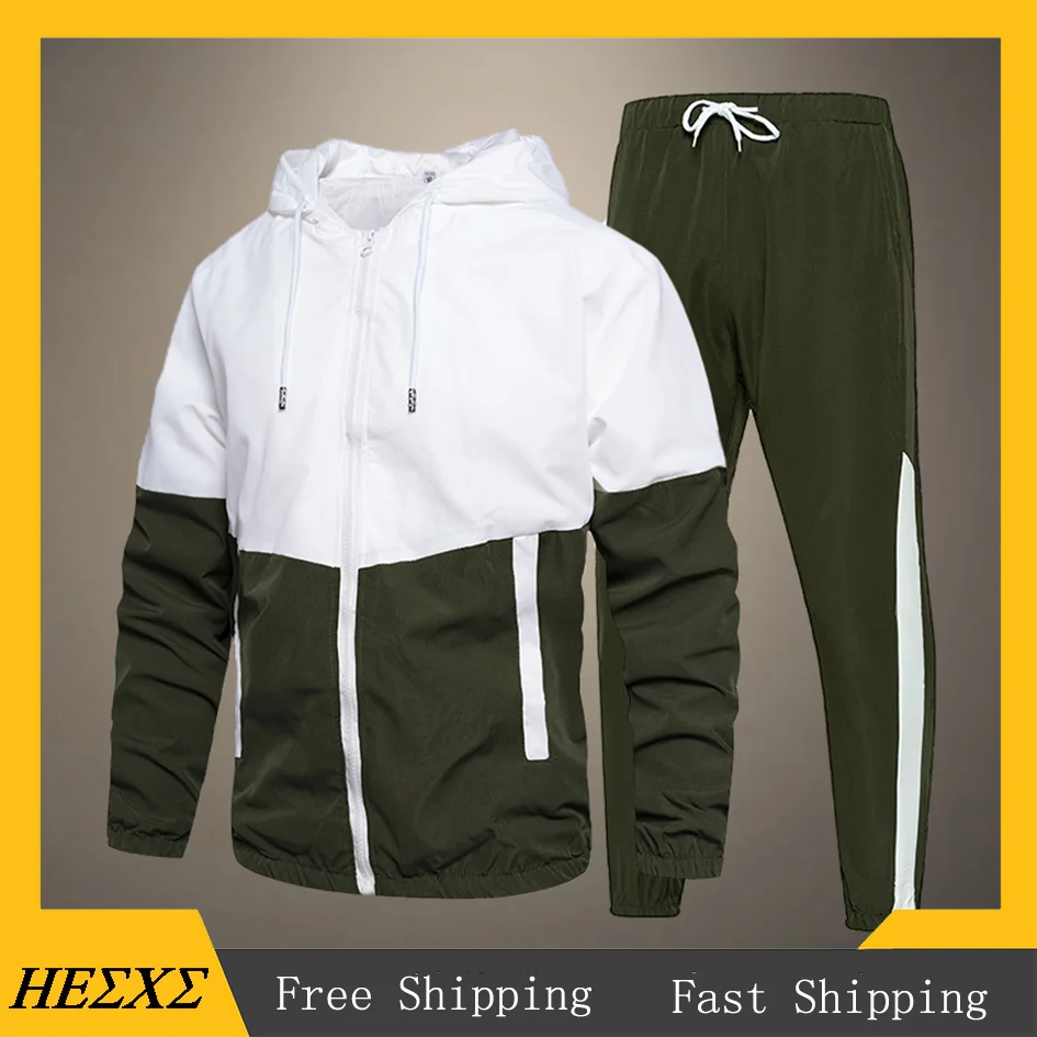Spring Autumn Men Tracksuit Casual Set Male Joggers Hooded Sportswear Jackets+Pants 2 Piece Sets Hip Hop Running Sports Suit 5XL
Spring Autumn Men Tracksuit Casual Set Male Joggers Hooded Sportswear Jackets+Pants 2 Piece Sets Hip Hop Running Sports Suit 5XL