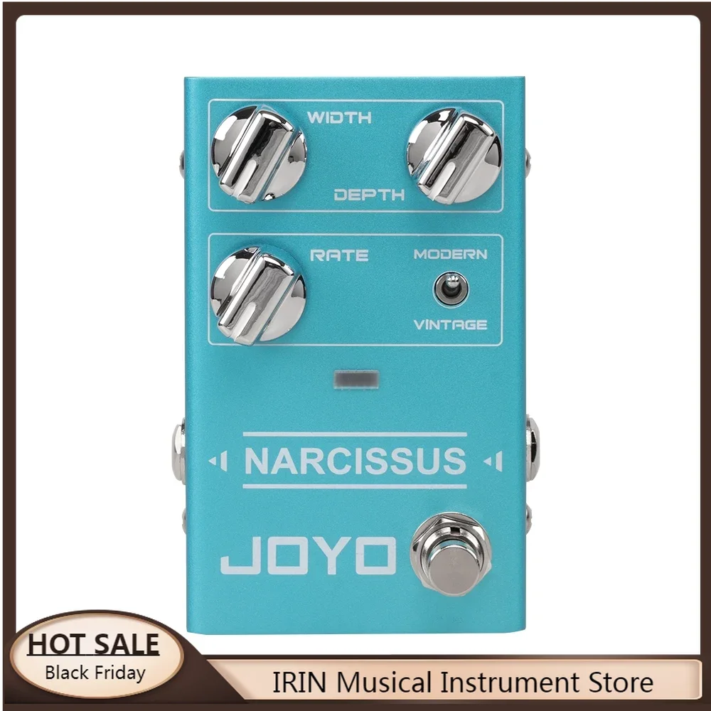 JOYO R-22 NARCISSUS Semi-analog Circuit Chorus Pedal Deep Tone to Vintage Distortion Tone Chorus Effect for Electric Guitar
JOYO R-22 NARCISSUS Semi-analog Circuit Chorus Pedal Deep Tone to Vintage Distortion Tone Chorus Effect for Electric Guitar
