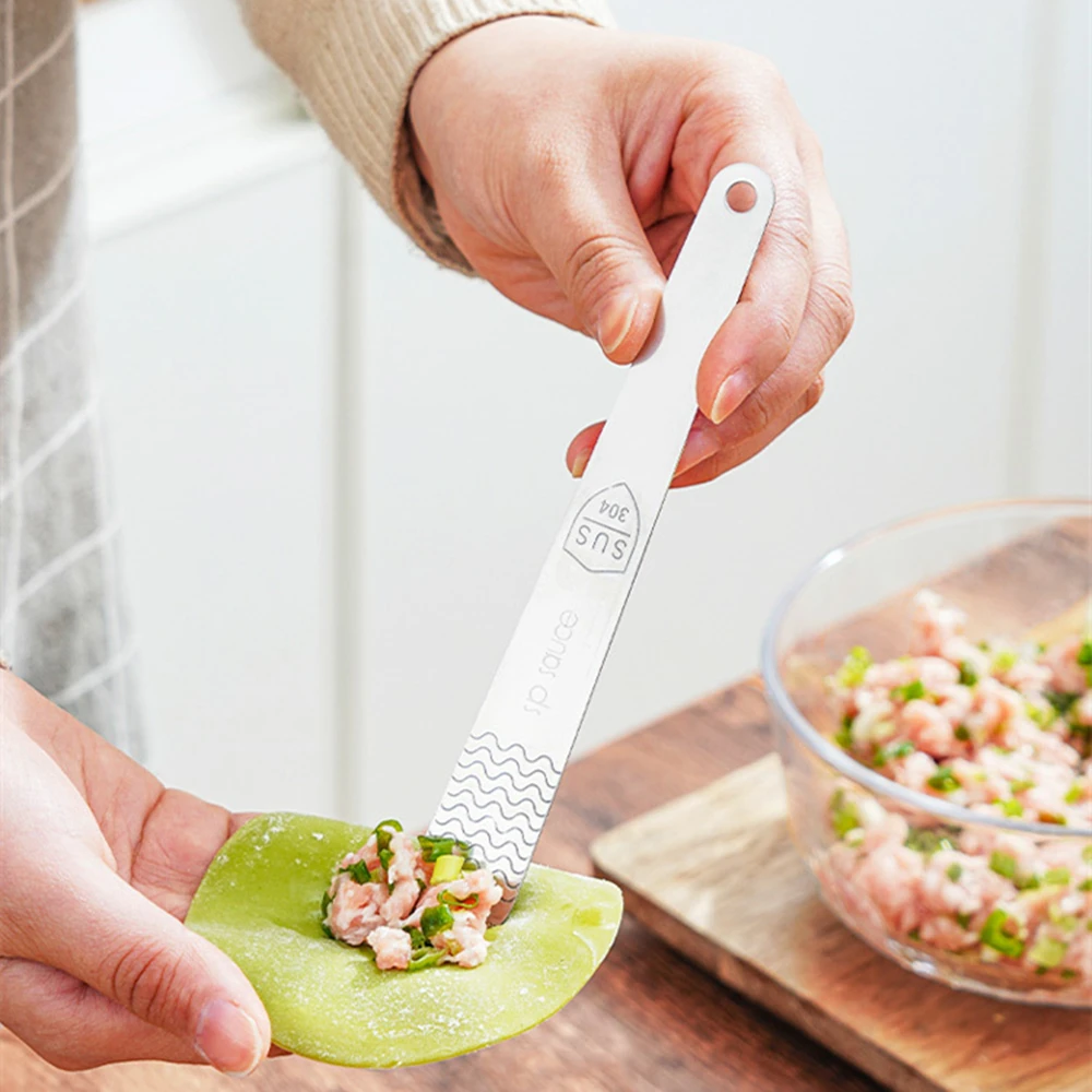 Japan 304 Stainless Steel Dumpling Stuffing Spoon Non-Slip Stuffed Stick Kitchen Pastry Wonton Dumplings Making Tool Accessories
Japan 304 Stainless Steel Dumpling Stuffing Spoon Non-Slip Stuffed Stick Kitchen Pastry Wonton Dumplings Making Tool Accessories