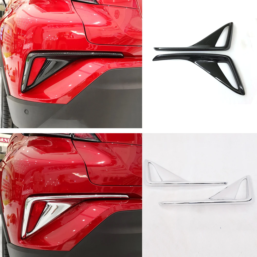 2PCS Water Transfer Printing Carbon chrome Exterior Rear Fog Light Lamp Cover Trim Accessories For Toyota C-HR CHR 2017 2018
2PCS Water Transfer Printing Carbon chrome Exterior Rear Fog Light Lamp Cover Trim Accessories For Toyota C-HR CHR 2017 2018
