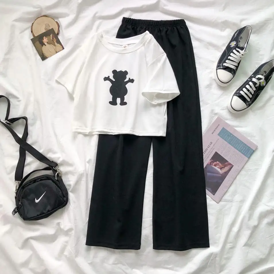 Summer Pajamas Cute Home Suit for Women's Long Pant Female Solid Color Casual Cotton Underwear Sleepwear Sets Outfit Homewear
Summer Pajamas Cute Home Suit for Women's Long Pant Female Solid Color Casual Cotton Underwear Sleepwear Sets Outfit Homewear