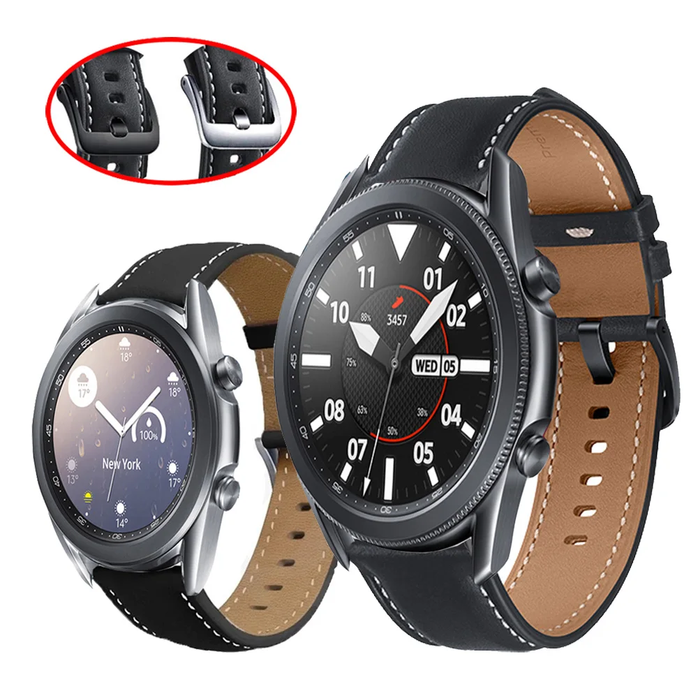 Ремешок для часов Samsung Galaxy Watch 3 41 мм 45 мм, кожаный спортивный браслет для Galaxy Watch 42 мм 46 мм/Gear S3 Correa, 22 мм 20 мм
Ремешок для часов Samsung Galaxy Watch 3 41 мм 45 мм, кожаный спортивный браслет для Galaxy Watch 42 мм 46 мм/Gear S3 Correa, 22 мм 20 мм