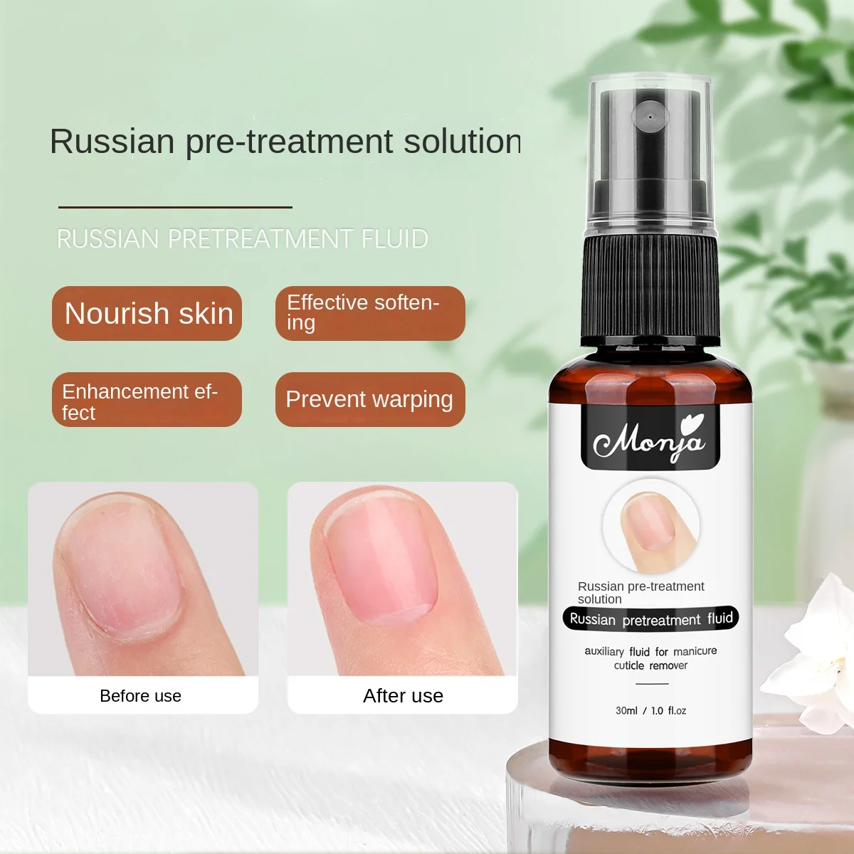 Russian manicure pretreatment liquid nail cuticle removal softener manicure gel manicure tool 100ml
Russian manicure pretreatment liquid nail cuticle removal softener manicure gel manicure tool 100ml