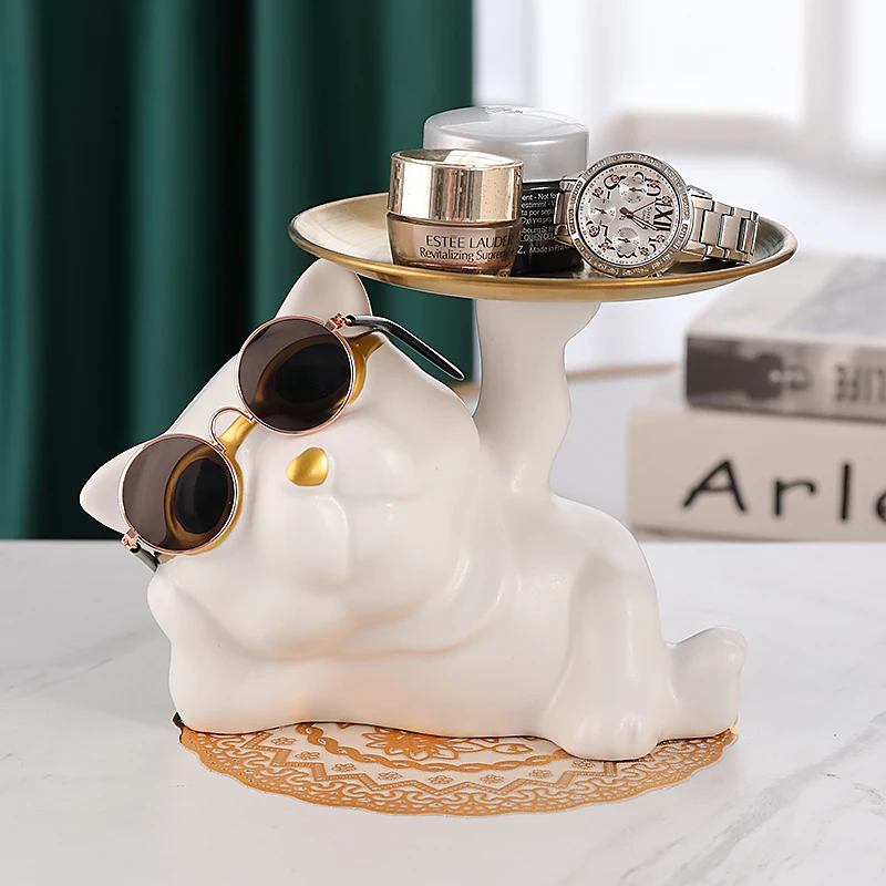 Resin Home Decor Cat Statue Butler with Tray for Storage Table Live Room Cat Ornaments Decorative Sculpture Craft Gift
Resin Home Decor Cat Statue Butler with Tray for Storage Table Live Room Cat Ornaments Decorative Sculpture Craft Gift