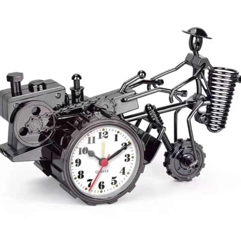 Ретро Ностальгический трактор, будильник, держатель для аккумулятора, маленький будильник для студенческого общежития, настольное креатив...
Ретро Ностальгический трактор, будильник, держатель для аккумулятора, маленький будильник для студенческого общежития, настольное креатив...