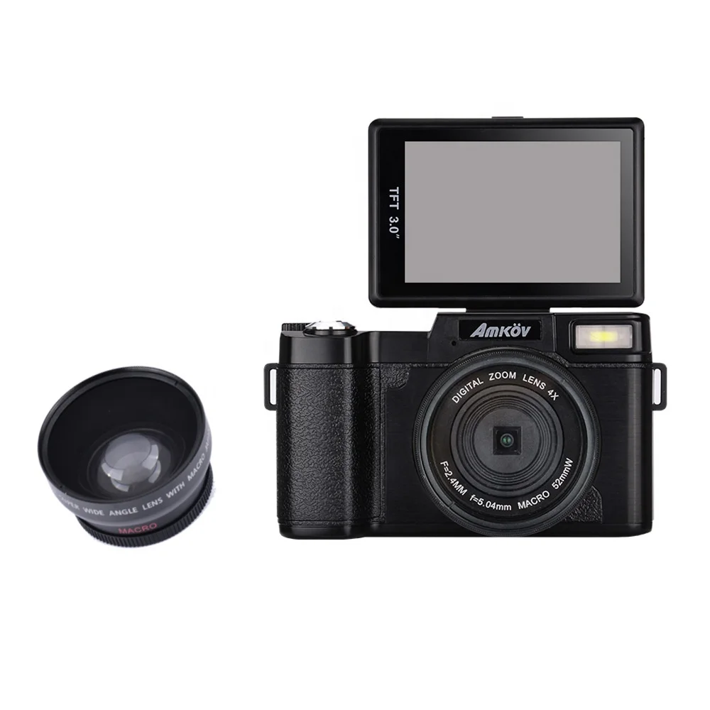 3.0 inch LCD screen mirrorless digital camera 30 million images 2.7K high-definition shooting flip-screen camera
3.0 inch LCD screen mirrorless digital camera 30 million images 2.7K high-definition shooting flip-screen camera