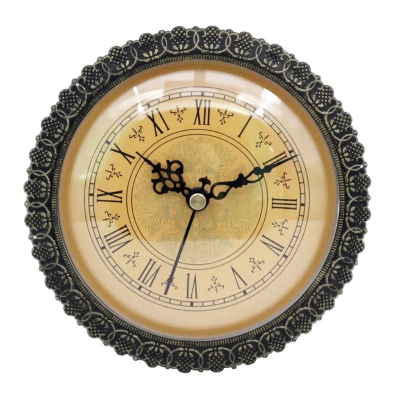 Retro Quartz Clock Insert 150mm with Simulation Retro Plastic Frame and Metal Clock Face for Home DIY Crafts Supplies 
Retro Quartz Clock Insert 150mm with Simulation Retro Plastic Frame and Metal Clock Face for Home DIY Crafts Supplies