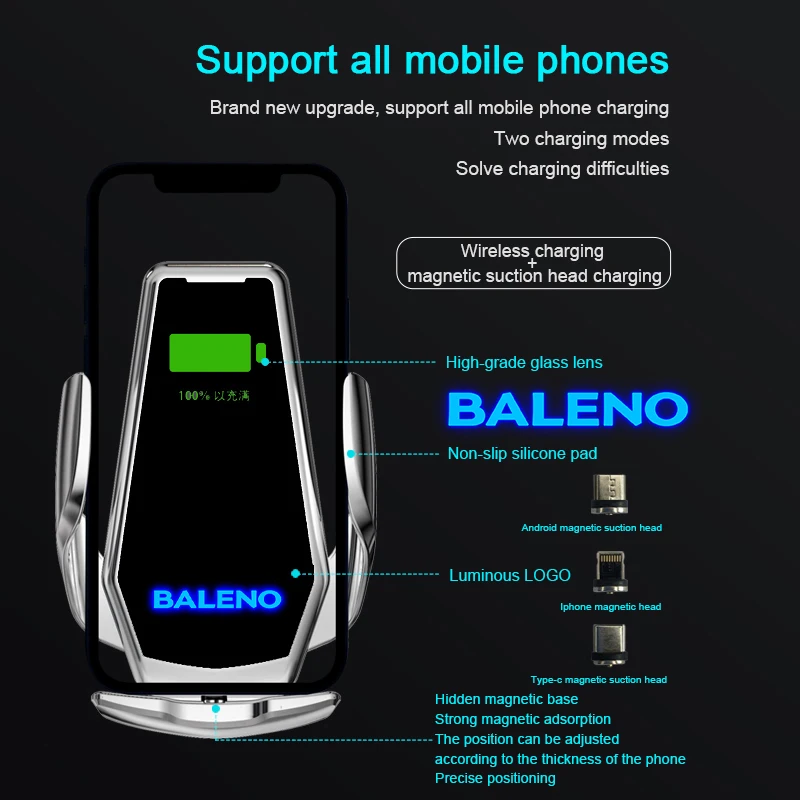 For Suzuki Baleno Accessories Smart Induction Wireless Charging Car Phone Holder For Baleno Suzuki
For Suzuki Baleno Accessories Smart Induction Wireless Charging Car Phone Holder For Baleno Suzuki