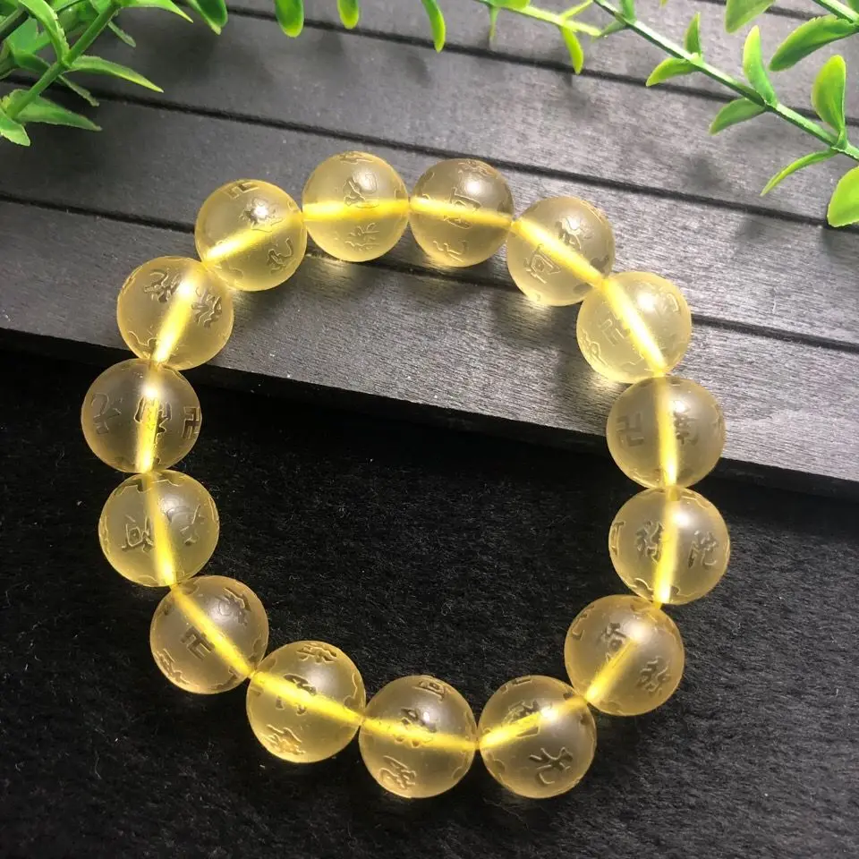 SNQP Natural Yellow Crystal Nanwu Amitabha Buddha Bracelet With Six Character True Words, Beads, Prayer Wealth
SNQP Natural Yellow Crystal Nanwu Amitabha Buddha Bracelet With Six Character True Words, Beads, Prayer Wealth