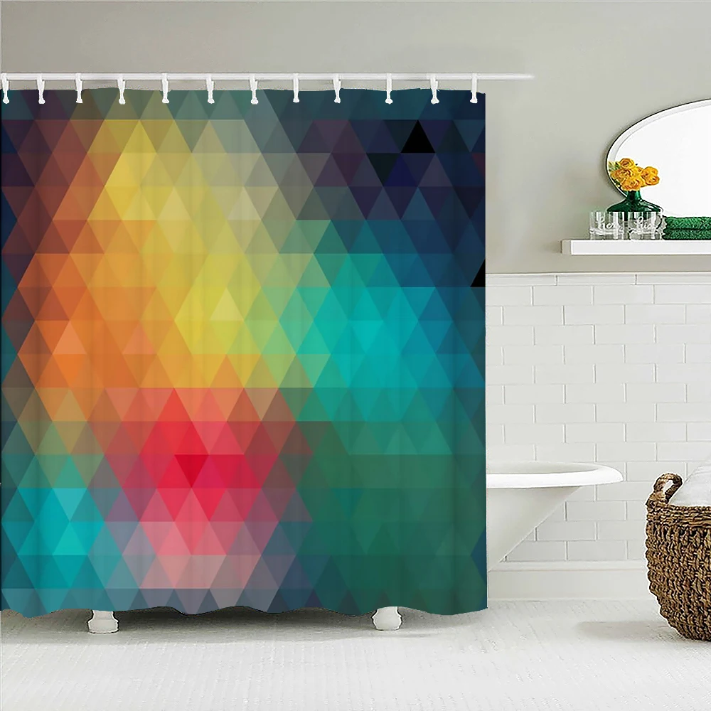 Nordic Style Art Painted Geometric Print Shower Curtain Waterproof Bathroom Decoration Home Decoration
Nordic Style Art Painted Geometric Print Shower Curtain Waterproof Bathroom Decoration Home Decoration