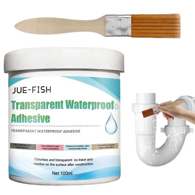 Transparent Coating Agent Waterproof Anti Leak Cracks Bonding Adhesive Insulating Duct Repair Glu For Ceramic Tile Concrete PVC
Transparent Coating Agent Waterproof Anti Leak Cracks Bonding Adhesive Insulating Duct Repair Glu For Ceramic Tile Concrete PVC