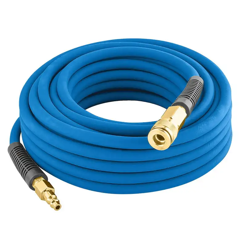 3/8" x 50' PVC/Rubber Hybrid Air Hose w/ 1/4" Brass Fittings car accessories car products
3/8" x 50' PVC/Rubber Hybrid Air Hose w/ 1/4" Brass Fittings car accessories car products