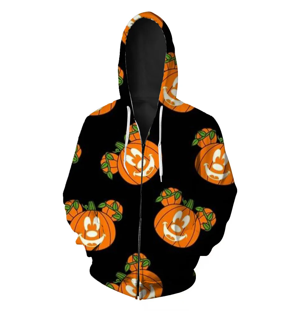 2022 Halloween Collection Zip Hoodie Men's Fall Long Sleeve Disney Brand Mickey Anime 3D Print Casual Sweatshirt Y2K
2022 Halloween Collection Zip Hoodie Men's Fall Long Sleeve Disney Brand Mickey Anime 3D Print Casual Sweatshirt Y2K