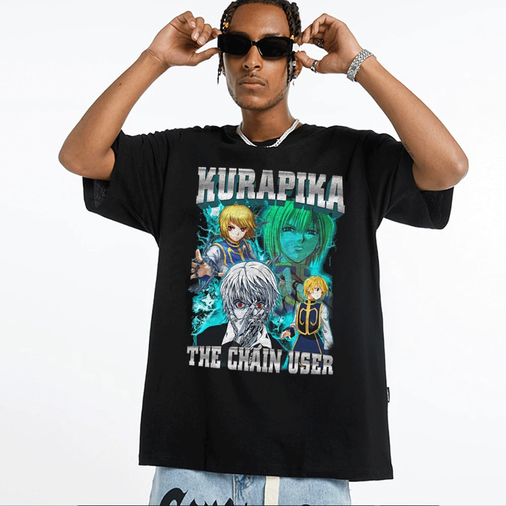 Hot Anime Hunter X Hunter Kurapika The Chain User Graphic T Shirt Men Women Kawaii Cartoon Harajuku T-shirt Tops Unisex Tshirts
Hot Anime Hunter X Hunter Kurapika The Chain User Graphic T Shirt Men Women Kawaii Cartoon Harajuku T-shirt Tops Unisex Tshirts
