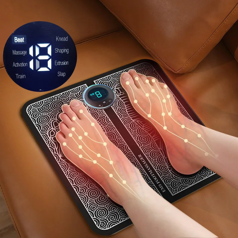 Electric Foot Massager Mat Machine Foot Muscle Leg Shaping Reflexology EMS Feet Massage Device Pad Foot Care masajeador de pies
Electric Foot Massager Mat Machine Foot Muscle Leg Shaping Reflexology EMS Feet Massage Device Pad Foot Care masajeador de pies