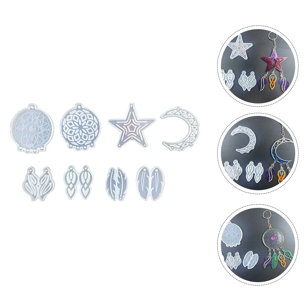 Resin Molds Epoxy Silicone Diy Casting Jewelry Making Craft Catcher Dream Mold Crystal Kit Tool Star Wind Chimes Pendant Earring
Resin Molds Epoxy Silicone Diy Casting Jewelry Making Craft Catcher Dream Mold Crystal Kit Tool Star Wind Chimes Pendant Earring