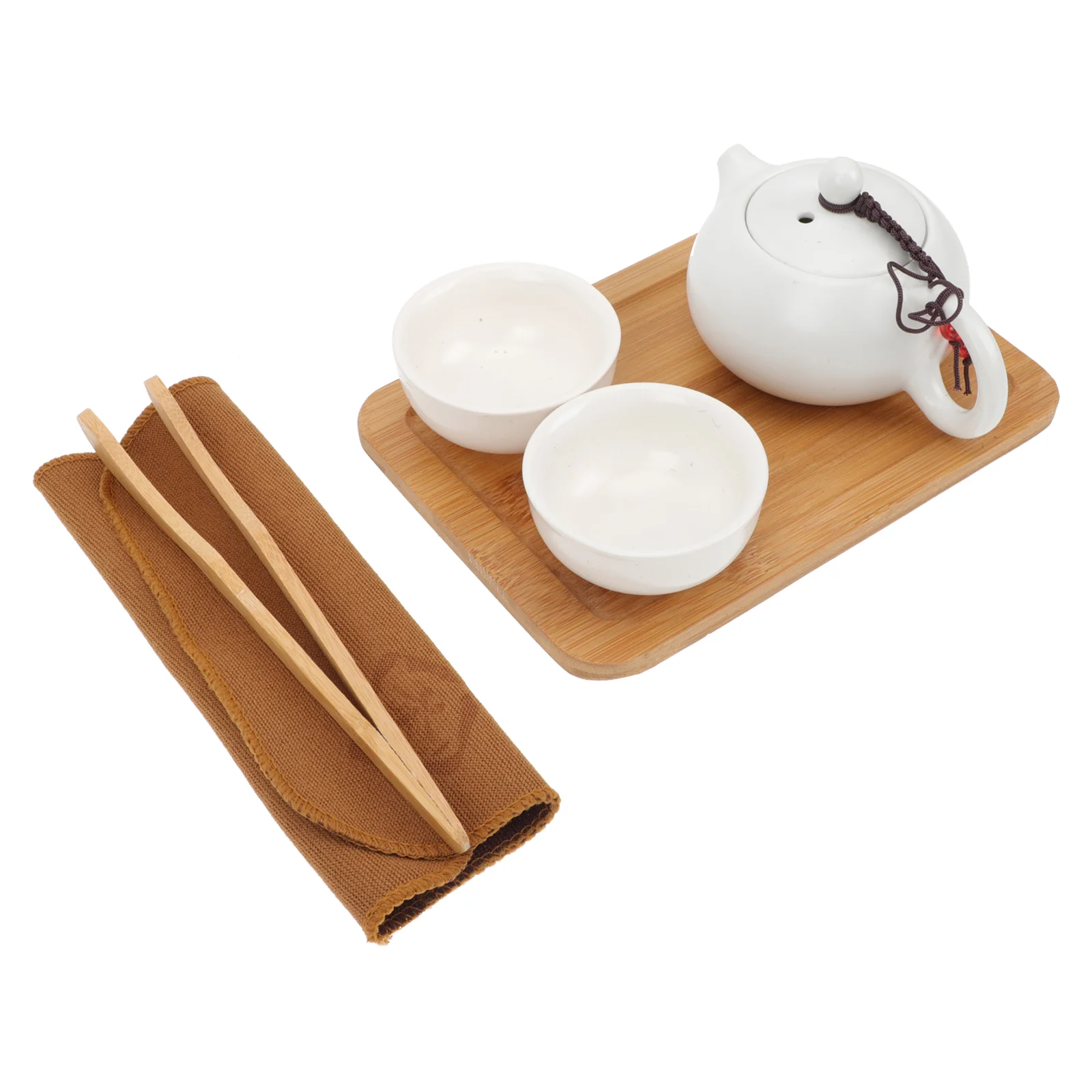 1 Set Tea Set Heat-resistant Ceramic Teapot Set Fu Teapot Tea Cups for Trip Hotel
1 Set Tea Set Heat-resistant Ceramic Teapot Set Fu Teapot Tea Cups for Trip Hotel