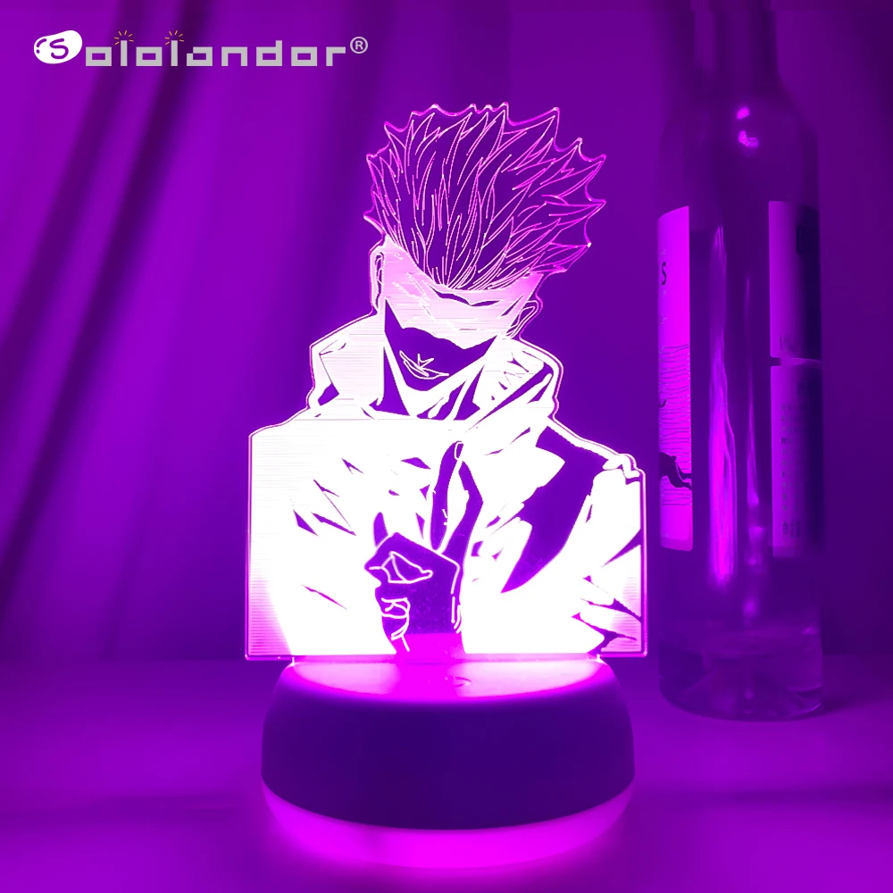 3D LED Night Light Anime Lamp Gojo Satoru Figure for Kids Bedroom Decor Nightlight Manga Cool Gift Child Table Lamp Dropshipping
3D LED Night Light Anime Lamp Gojo Satoru Figure for Kids Bedroom Decor Nightlight Manga Cool Gift Child Table Lamp Dropshipping