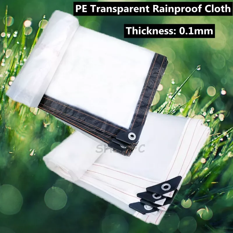 PE Film Transparent Rainproof Cloth Balcony Garden Waterproof Shelter Succulent Plants Shelter Maintain Temperature Shade Sail
PE Film Transparent Rainproof Cloth Balcony Garden Waterproof Shelter Succulent Plants Shelter Maintain Temperature Shade Sail