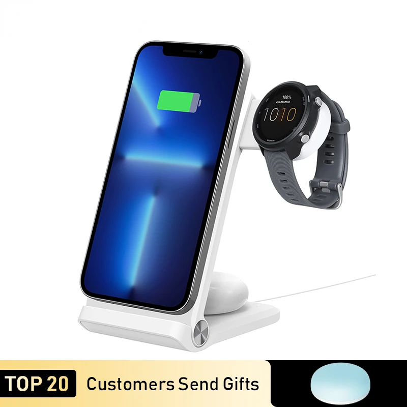 Магнитная Беспроводная зарядная подставка 3 в 1 для iphone 13 pro max для Samsung Galaxy Watch5 Pro для Huawei/Garmin Watch
Магнитная Беспроводная зарядная подставка 3 в 1 для iphone 13 pro max для Samsung Galaxy Watch5 Pro для Huawei/Garmin Watch