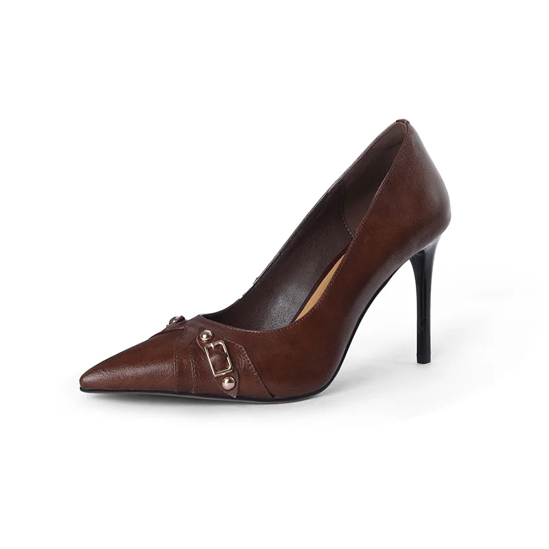 Женские туфли-лодочки из натуральной кожи, с острым носком, 22-2023 см
Женские туфли-лодочки из натуральной кожи, с острым носком, 22-2023 см