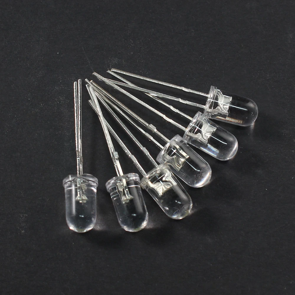 200PCS Transparent LED Diode 5MM Super Bright White Orange Red Yellow Blue Green Led Lights Diodes
200PCS Transparent LED Diode 5MM Super Bright White Orange Red Yellow Blue Green Led Lights Diodes