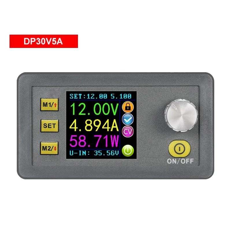 

DP 30V 5A Step-down Constant Voltage Current Programmable LED Power Supply CC CV