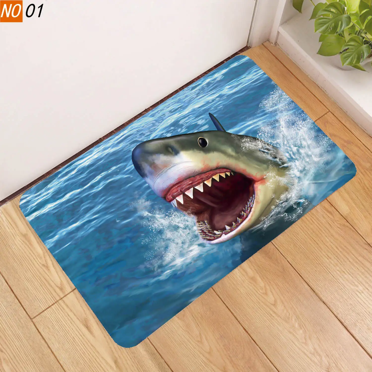 Home Funny Shark Floor Mat Bedroom Corridor Carpet Non-slip Soft Door Mat Carpet In The Hallway Kitchen Rug Mat In The Bathroom
Home Funny Shark Floor Mat Bedroom Corridor Carpet Non-slip Soft Door Mat Carpet In The Hallway Kitchen Rug Mat In The Bathroom