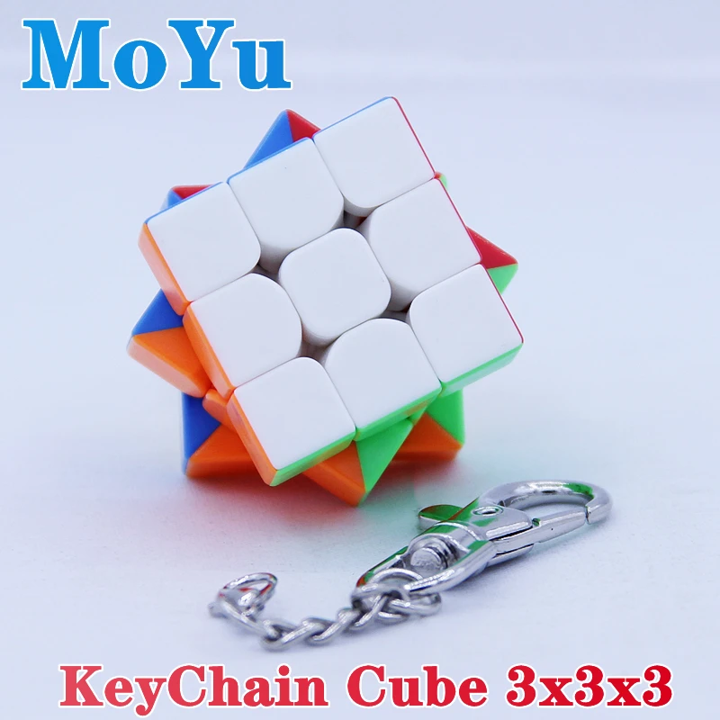 

[ECube] MoYu Meilong KeyChain Cube 3x3x3 3cm Size Magic Meilong KeyChain Speed Mini 3x3 Key Ring Cubo Magico Puzzle Gifts