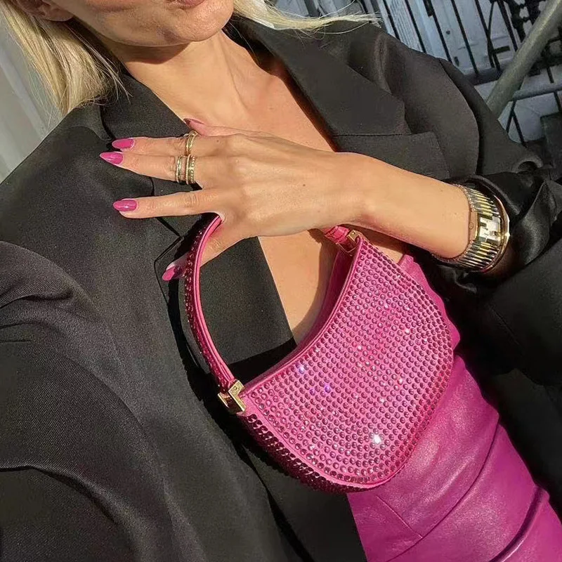 Luxury Diamond Handbag Small Women Bag Fashion Versatile Sparkling Diamond Underarm Bag Single Shoulder Crossbody Party Bag
Luxury Diamond Handbag Small Women Bag Fashion Versatile Sparkling Diamond Underarm Bag Single Shoulder Crossbody Party Bag