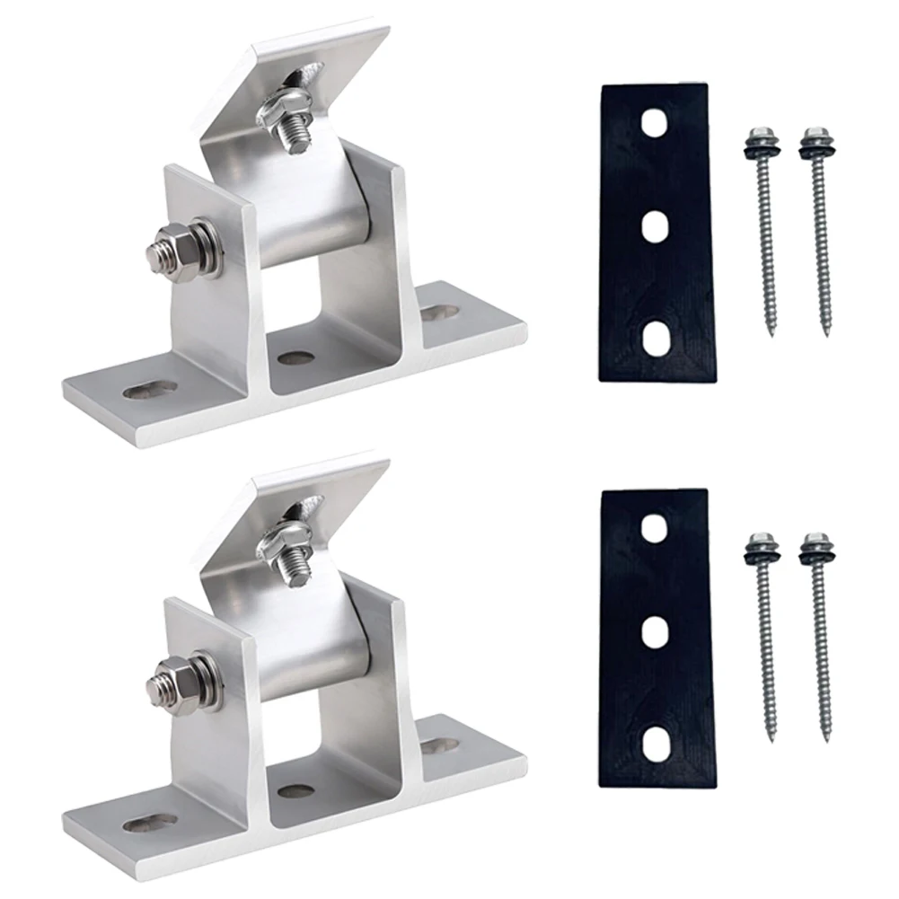 Adjustable Foot Mount With Screws And Rubber Pads Solar Panel Rotatable Elevation With Angle Bracket Roof Mounting Attachment
Adjustable Foot Mount With Screws And Rubber Pads Solar Panel Rotatable Elevation With Angle Bracket Roof Mounting Attachment