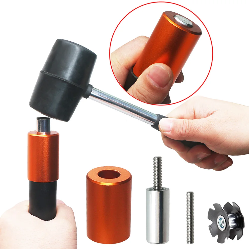 1 Set Bicycle Headset Star Nut Install Tool Fit For 1 1/8in/28.6mm Fork Steerer MTB Bike Fork Installer Headset Driver Tools
1 Set Bicycle Headset Star Nut Install Tool Fit For 1 1/8in/28.6mm Fork Steerer MTB Bike Fork Installer Headset Driver Tools