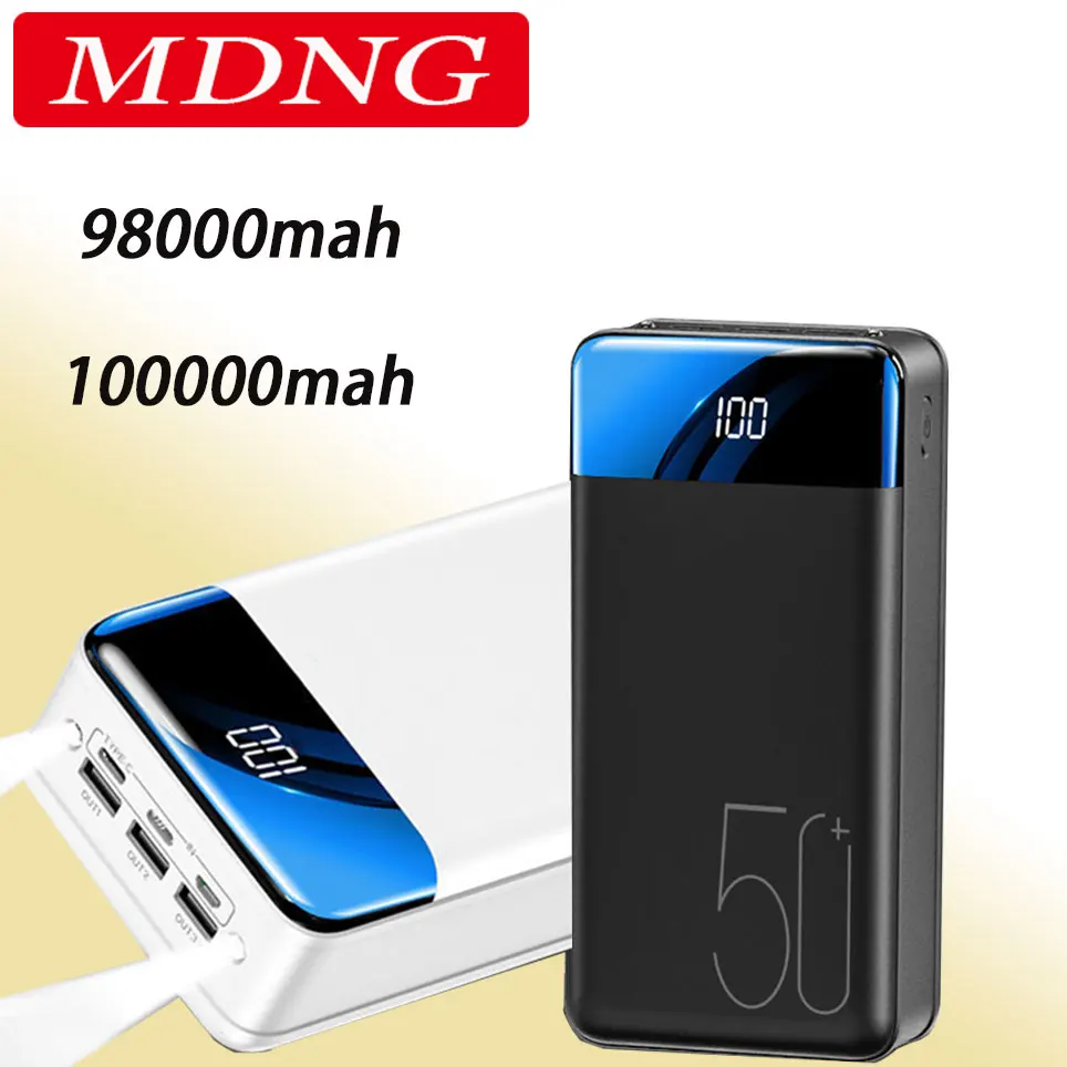 100% new genuine fast charging 100000mah /98000mah power bank large capacity mobile power universal 5v2.1a fast charging
100% new genuine fast charging 100000mah /98000mah power bank large capacity mobile power universal 5v2.1a fast charging