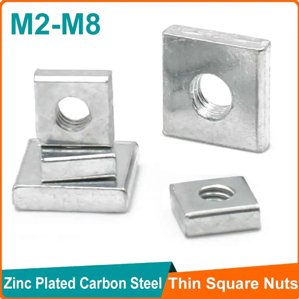 5-50 шт. оцинкованная углеродистая сталь M2 M3 M4 M5 M6 M8 тонкие квадратные гайки слайдер блок для фотоэлементов DIN562
5-50 шт. оцинкованная углеродистая сталь M2 M3 M4 M5 M6 M8 тонкие квадратные гайки слайдер блок для фотоэлементов DIN562