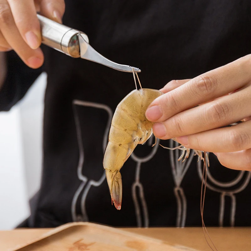 2PCS/SET Shrimp Peeler Kitchen Appliances Stainless Steel Shrimp Deveiner Lobster Practical Kitchen Supplies Fishing Knife Tools
2PCS/SET Shrimp Peeler Kitchen Appliances Stainless Steel Shrimp Deveiner Lobster Practical Kitchen Supplies Fishing Knife Tools