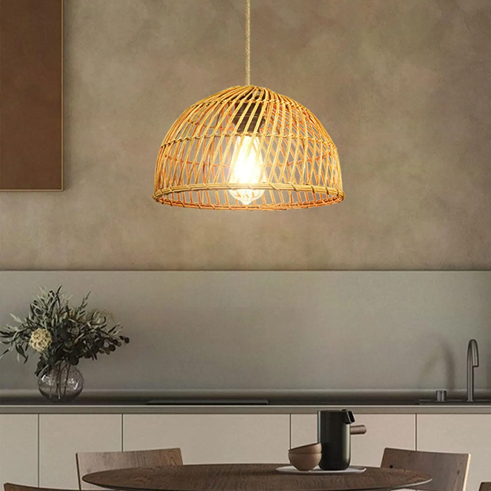 Rattan Wicker Boho Pendant Light,Minimalist Transitional LED Pendant Hanging Light For Kitchen Island Dining Room Restauran K3I7
Rattan Wicker Boho Pendant Light,Minimalist Transitional LED Pendant Hanging Light For Kitchen Island Dining Room Restauran K3I7