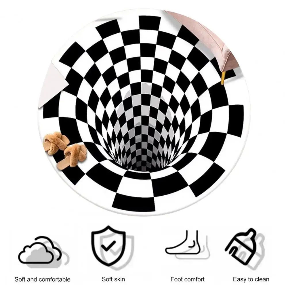 Floor Carpet Geometric 3d Round Carpets Stylish Durable Anti-skid Floor Mats for Bedroom Decoration Machine Washable Carpet
Floor Carpet Geometric 3d Round Carpets Stylish Durable Anti-skid Floor Mats for Bedroom Decoration Machine Washable Carpet