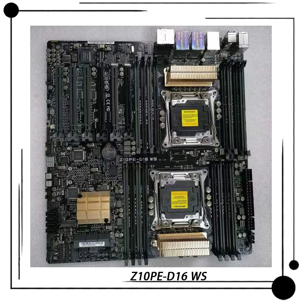 Z10PE-D16 WS For Asus Workstation ATX Motherboard C612 2011-v3 SATA 6Gb/s 128G DDR4 USB 3.0/2.0 Perfect Test Before Shipment
Z10PE-D16 WS For Asus Workstation ATX Motherboard C612 2011-v3 SATA 6Gb/s 128G DDR4 USB 3.0/2.0 Perfect Test Before Shipment