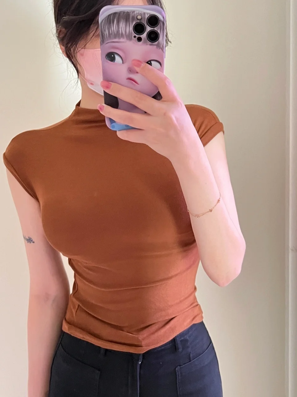 Korean Hot Sweet Sexy Women Tees Slim Skinny T Shirt Slim Turtleneck Short Sleeve T-shirt Short Top Sweet Girl K8JK
Korean Hot Sweet Sexy Women Tees Slim Skinny T Shirt Slim Turtleneck Short Sleeve T-shirt Short Top Sweet Girl K8JK