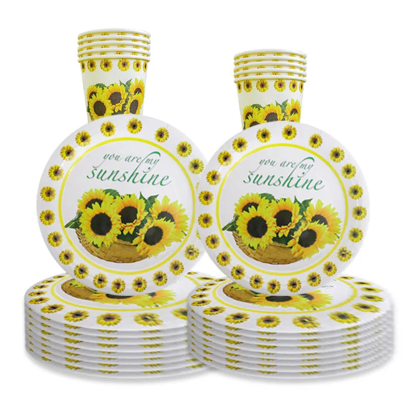 10Guest Sunflower Theme Birthday Party Tableware Sunshine Plates Spring Travel Supplies Wedding Baby Shower Decoration
10Guest Sunflower Theme Birthday Party Tableware Sunshine Plates Spring Travel Supplies Wedding Baby Shower Decoration