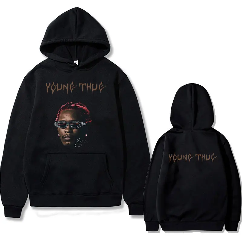 Rapper Young Thug Double Sided Print Hoodie Male Loose Sweatshirt Oversized Streetwear Men Women Hip Hop Fashion Vintage Clothes
Rapper Young Thug Double Sided Print Hoodie Male Loose Sweatshirt Oversized Streetwear Men Women Hip Hop Fashion Vintage Clothes