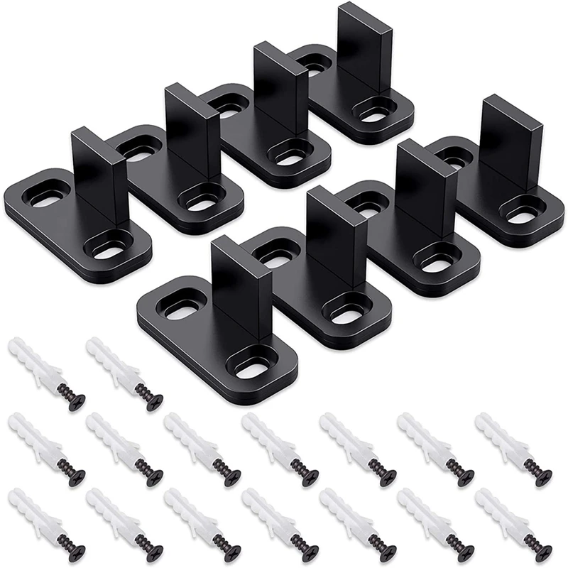 Promotion! 8 Pieces Sliding Barn Door Floor Guides Closet Door Guides Hardware Plastic Simple Floor Wall Mounted Bottom Track Gu
Promotion! 8 Pieces Sliding Barn Door Floor Guides Closet Door Guides Hardware Plastic Simple Floor Wall Mounted Bottom Track Gu