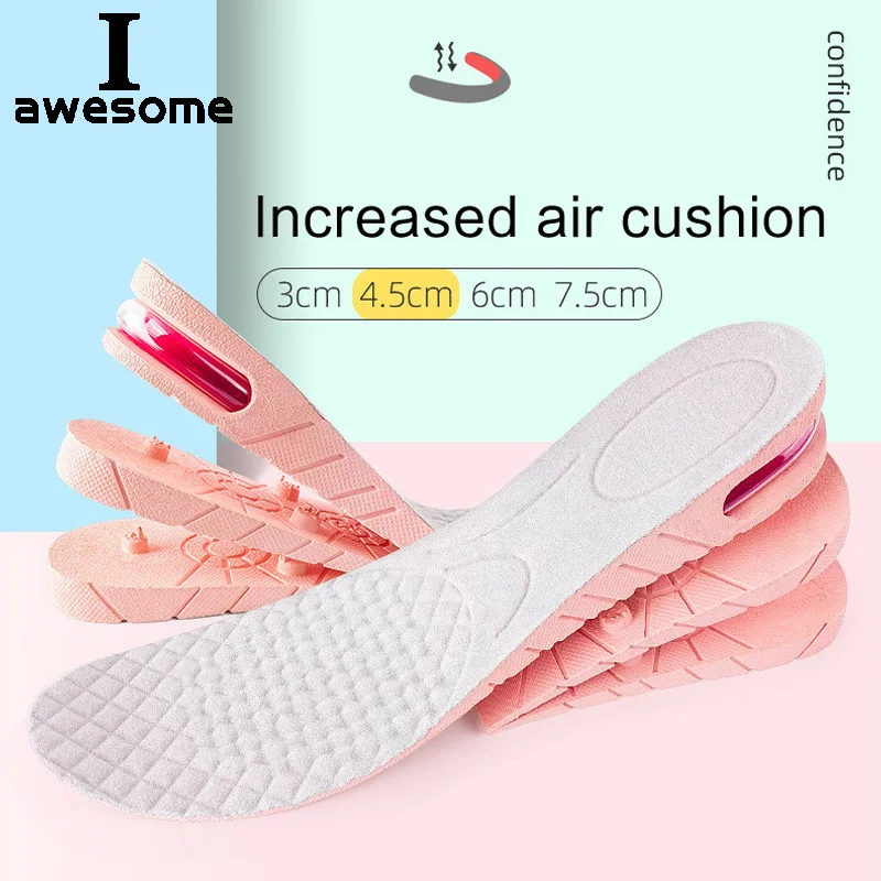 3-8cm Unisex Adjustable Cut Insole 1 Pair Height Increase Insoles Memory Foam Lifts Inserts Higher Shoes Foot Pads Shoe Cushion
3-8cm Unisex Adjustable Cut Insole 1 Pair Height Increase Insoles Memory Foam Lifts Inserts Higher Shoes Foot Pads Shoe Cushion