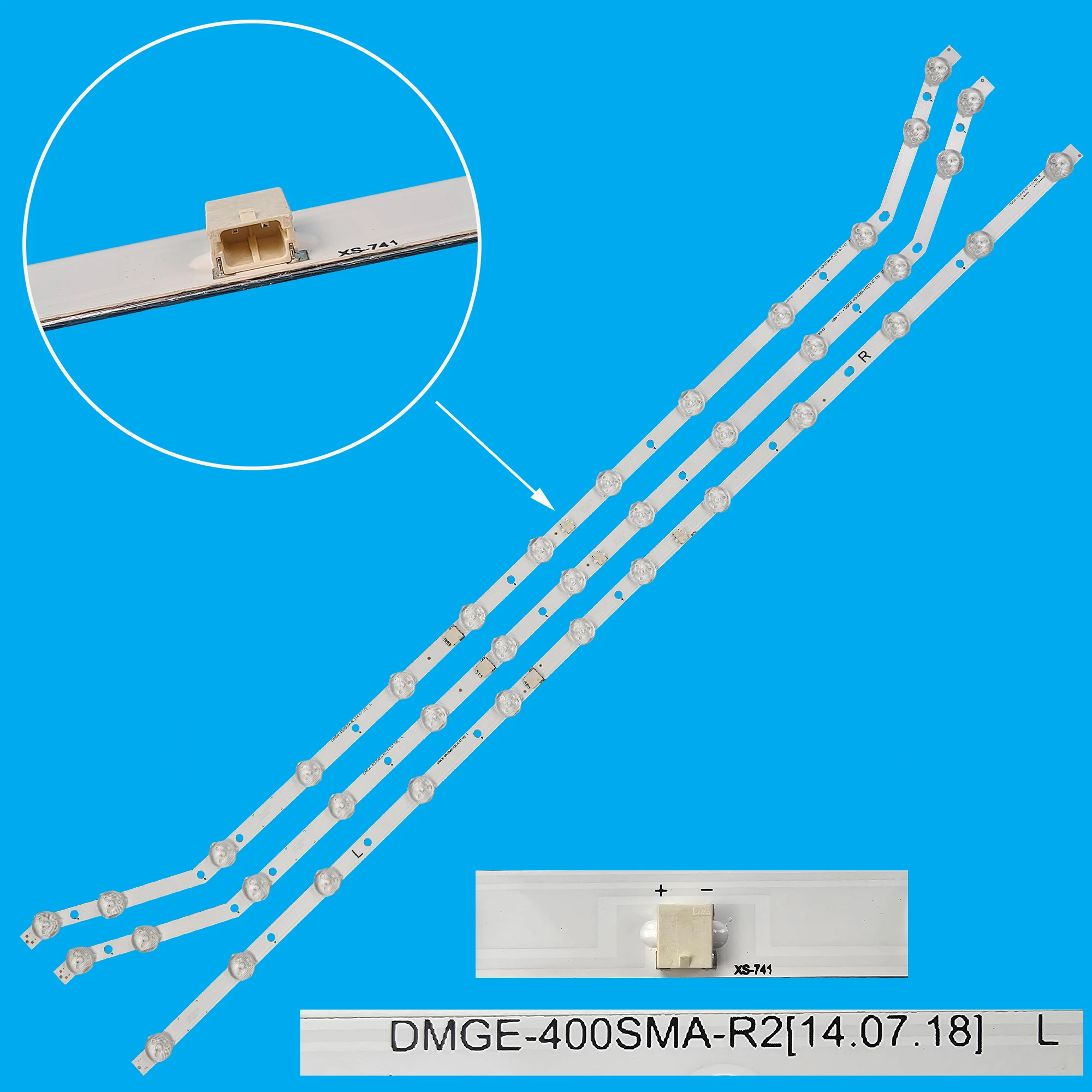 Лента светодиодной подсветки для UE40H4200 UE40H4203 UN40H4200AG UE40H4200AW UE40H4203AK DMGE-400SMA-R1 DMGE-400SMB-R1 
Лента светодиодной подсветки для UE40H4200 UE40H4203 UN40H4200AG UE40H4200AW UE40H4203AK DMGE-400SMA-R1 DMGE-400SMB-R1